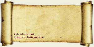 Anastasija Zebić vizit kartica